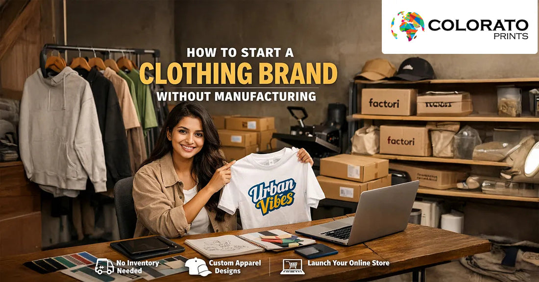How to Start a Clothing Brand Without Manufacturing (2026 Guide)
