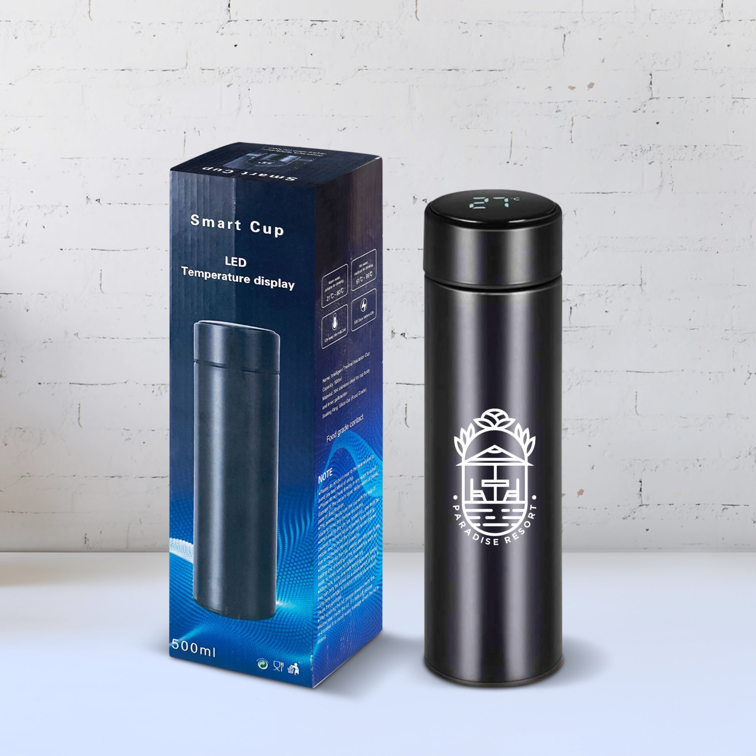 Custom Printed Temperature display Water Bottles