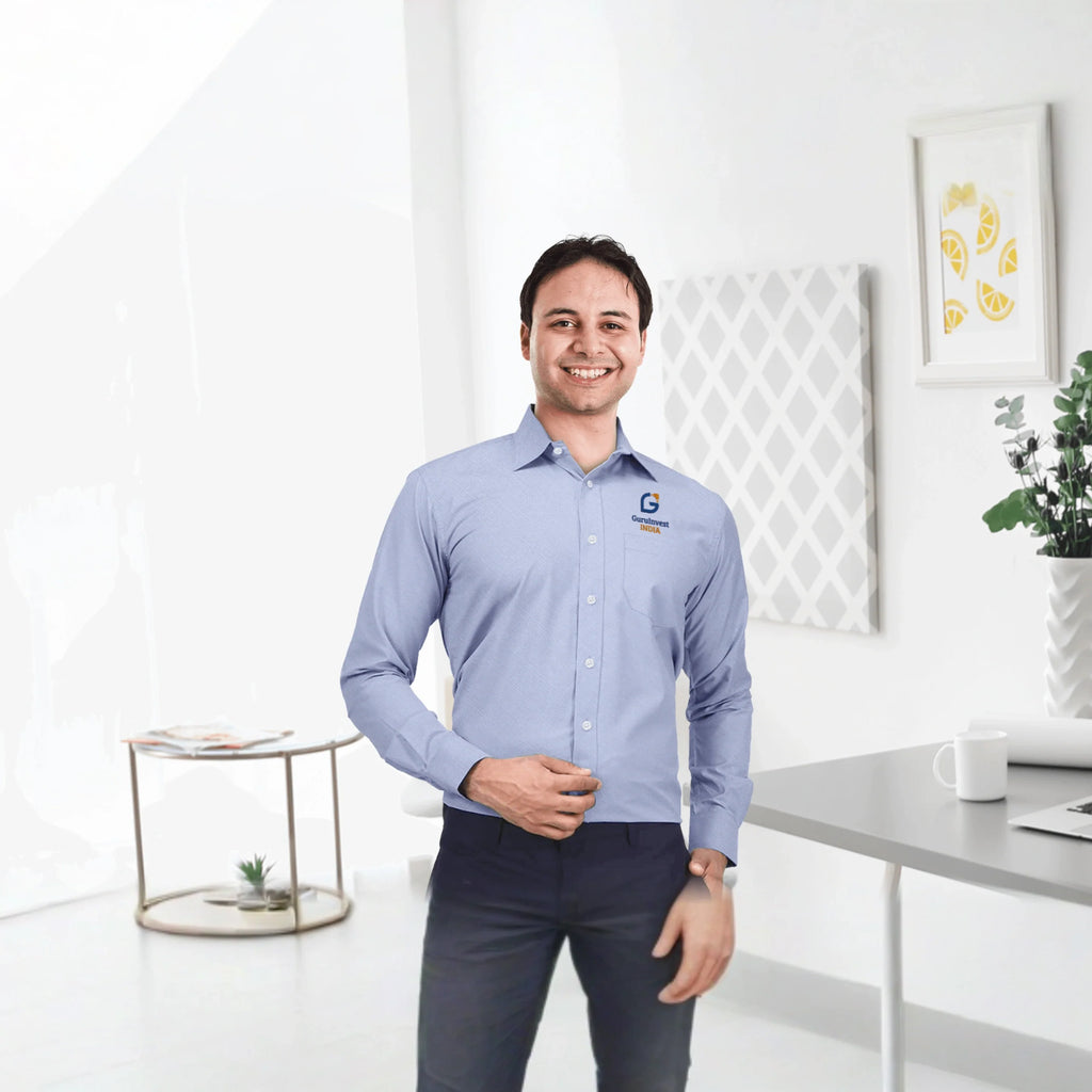 Men's Printed Full Sleeve Polyester Shirts