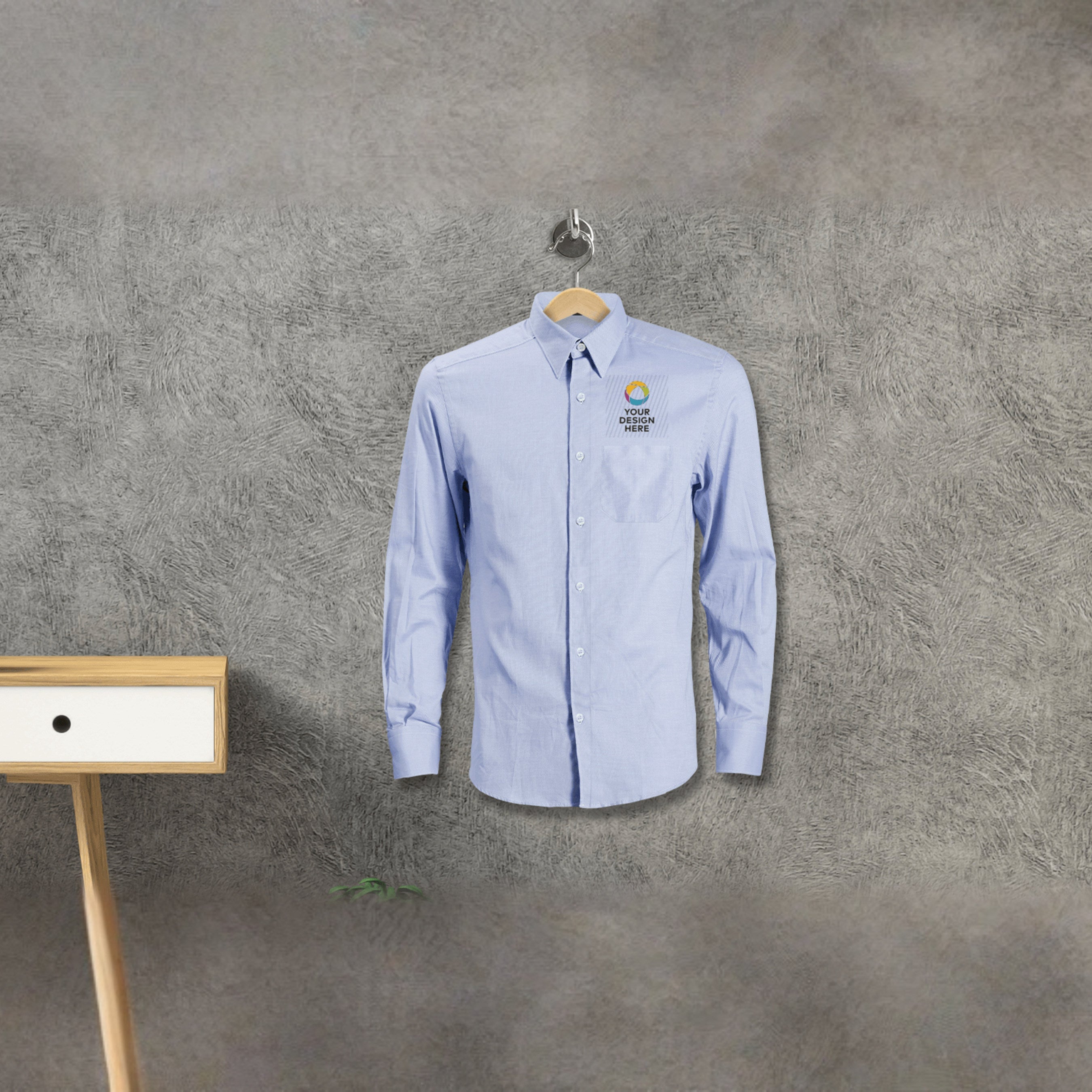 Men's Printed Full Sleeve Polyester Shirts