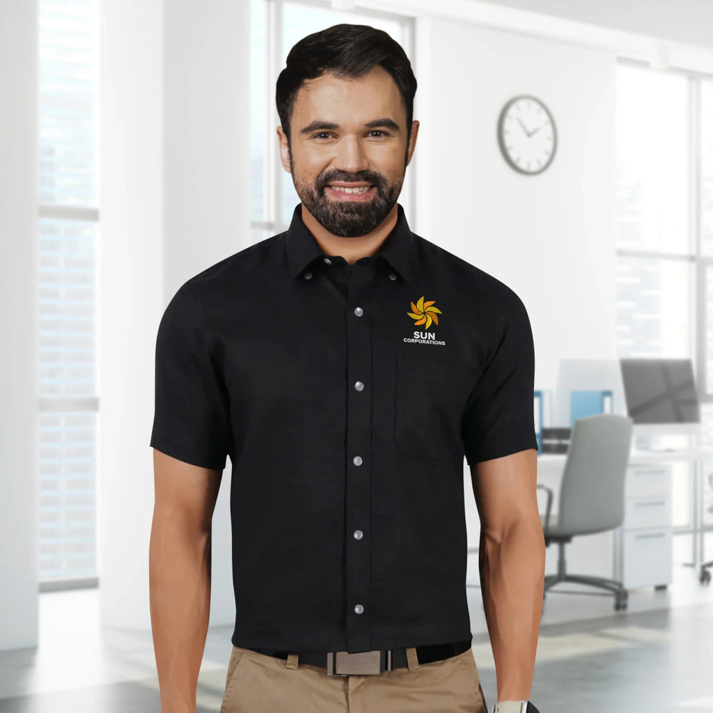 Men's Printed Half Sleeves Cotton Shirts