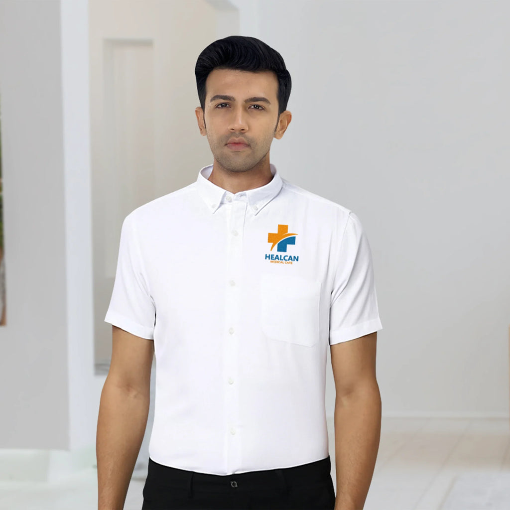 Men's Printed Half Sleeves Polyester Shirts