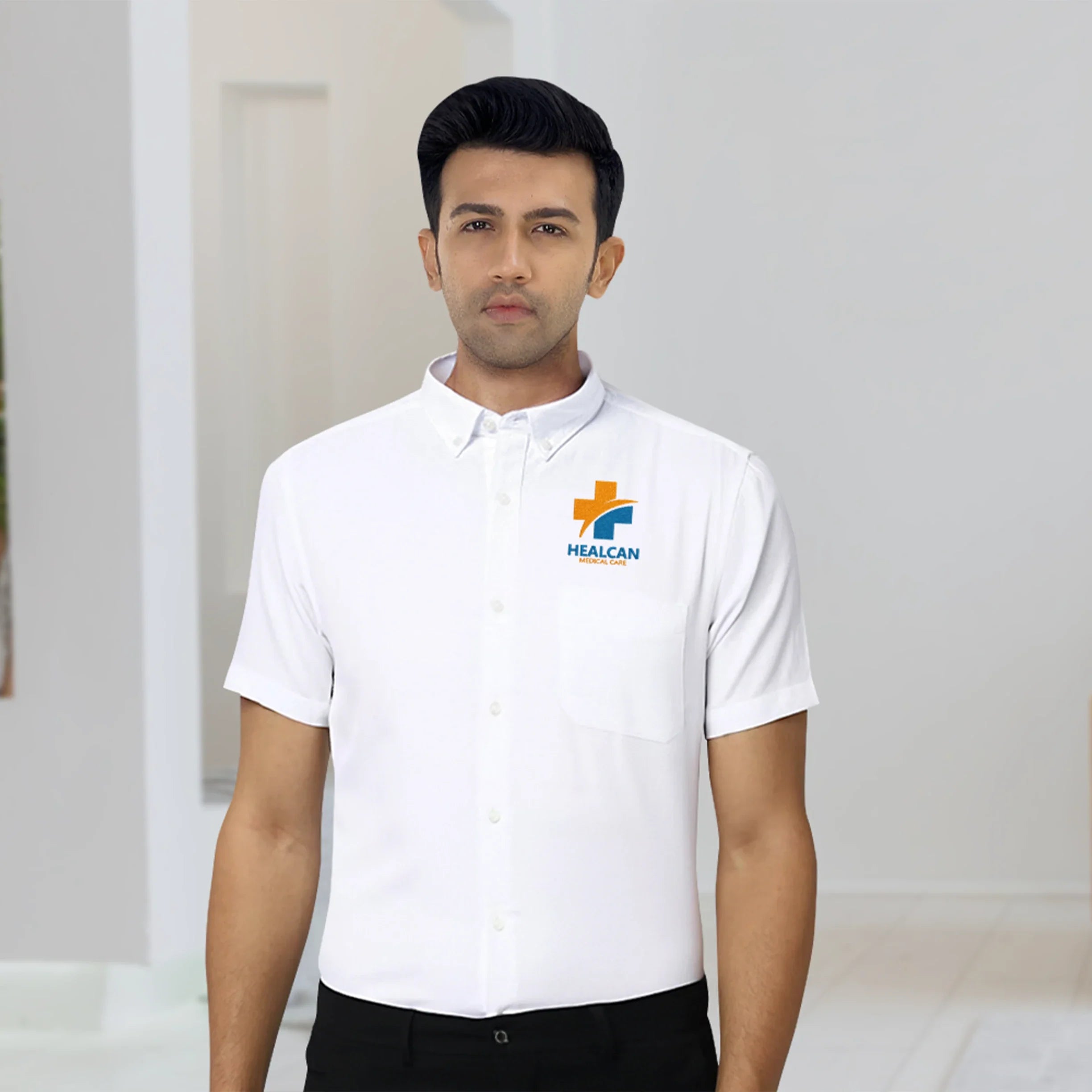 Men's Printed Half Sleeves Polyester Shirts