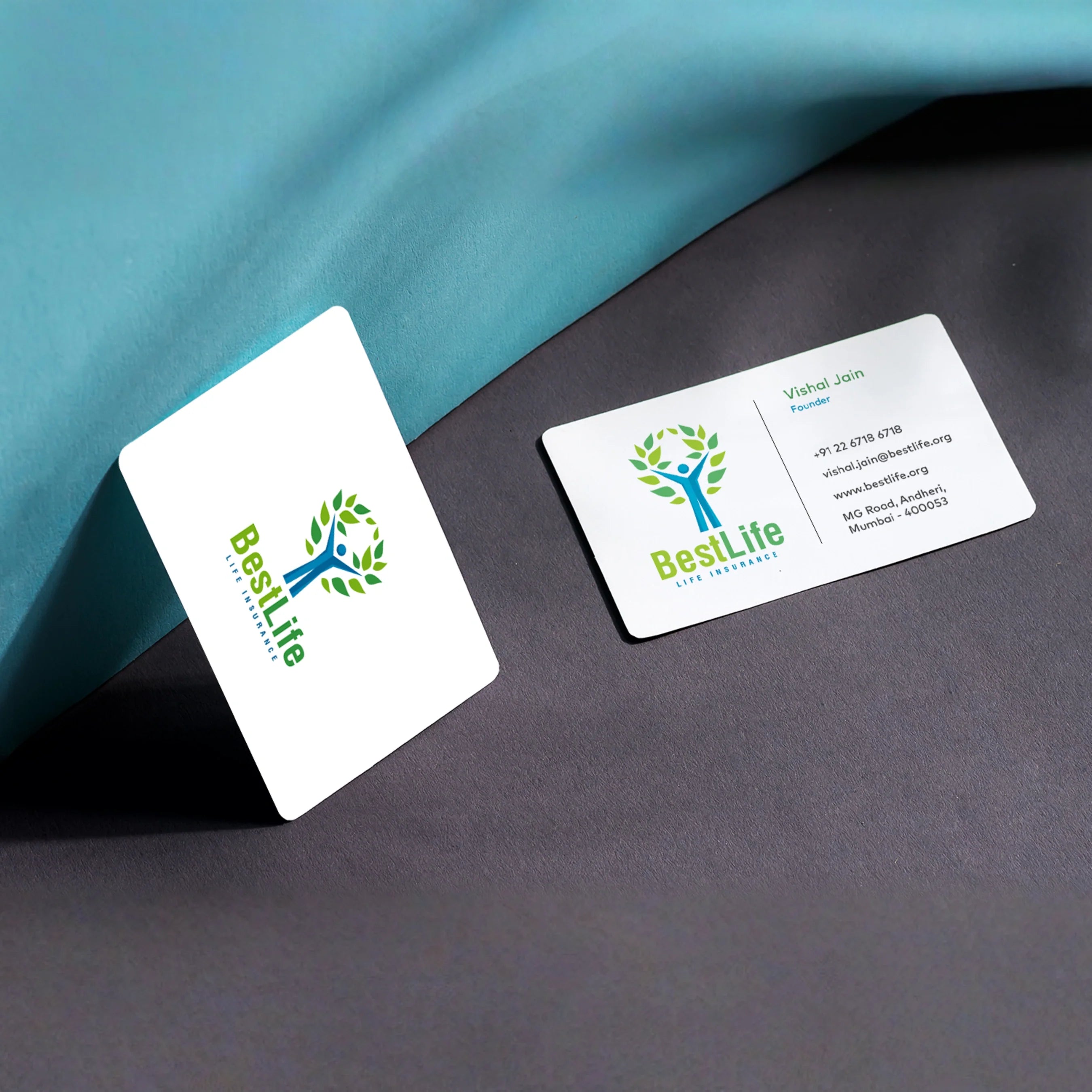 Round Corner Vising Cards