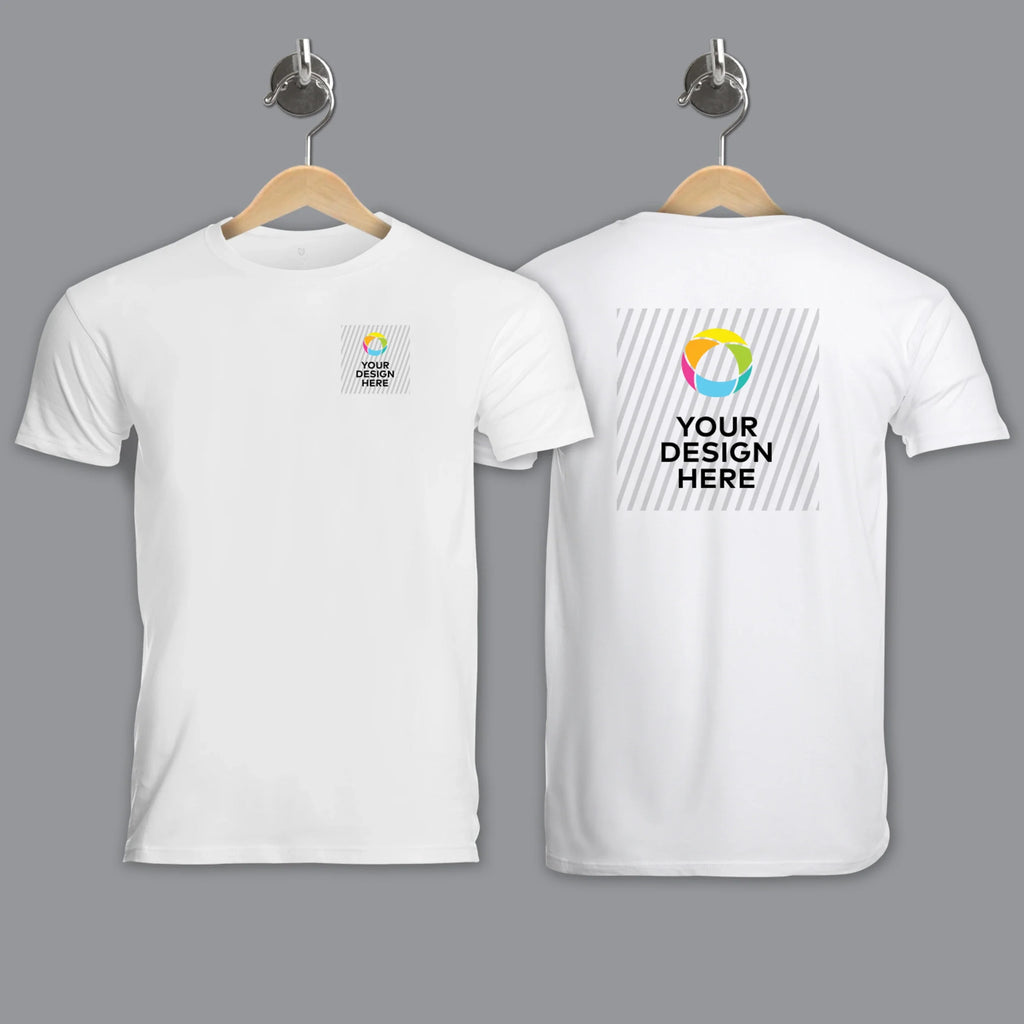 Men's Round Neck Cotton T-Shirts