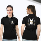 Women's Embroidered Plolo Cotton T-Shirts