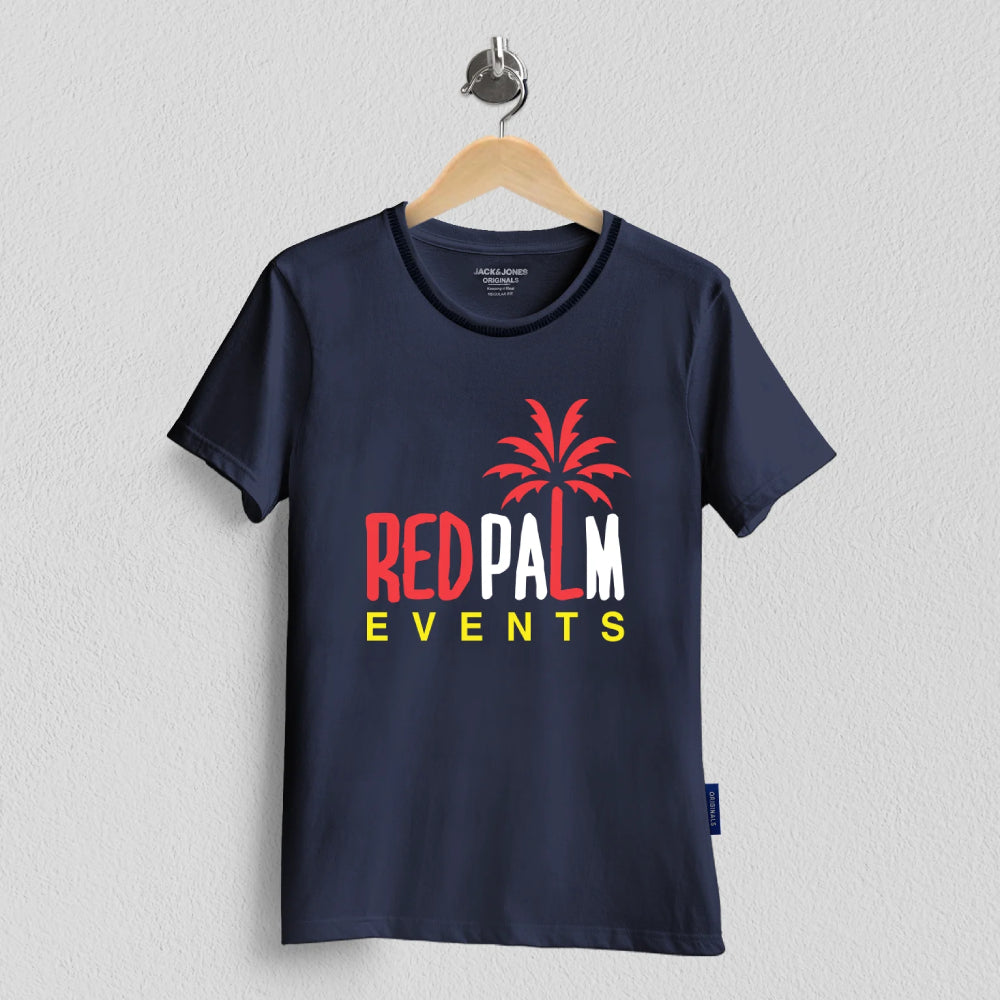 Women's Embroidered Round Neck Cotton T-Shirts